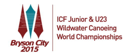 2015brysoncity - 2015 ICF WILDWATER CANOEING JUNIOR WORLD CHAMPIONSHIPS