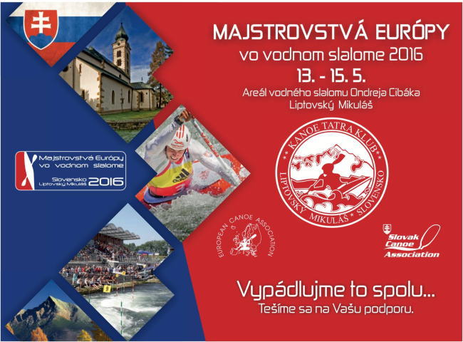 eca2016 svk002 afiche - カヌースラローム・ヨーロッパ選手権2016ゲート設定