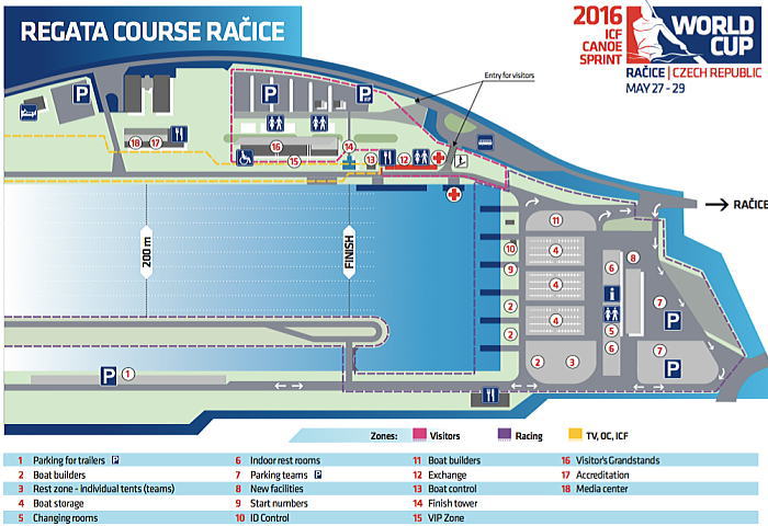 wc2 raci regatta - ｶﾇｰｽﾌﾟﾘﾝﾄ　ﾜｰﾙﾄﾞｶｯﾌﾟ2　チェコ　ラチチェ出場日本選手日程