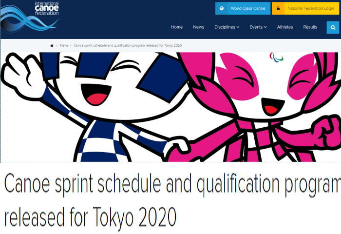 jo progres01 - カヌーSP競技2020東京オリンピック予選通過ルール発表