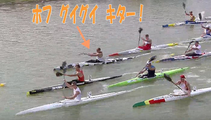 spr wch2019 5000k1m hoff - 2019カヌースプリント世界選手権激漕男子5000m決勝