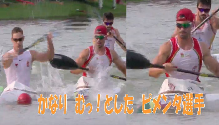 spr wch2019 5000k1m wow pimenta2 - 2019カヌースプリント世界選手権激漕男子5000m決勝