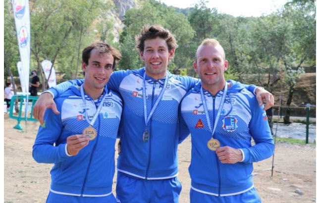 ww slovnia2021 - ヨーロッパチャンピオンカヤックチームの欧州選手権でアンジェ・ウランカーが銅メダルを獲得