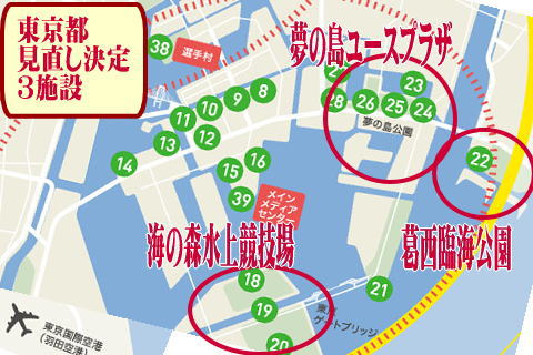 2020tokyojo - 東京オリンピック　スプリント会場建設中止？
