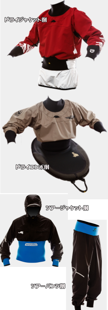 apparel001 - カヌーカヤックのプレイ時の服装