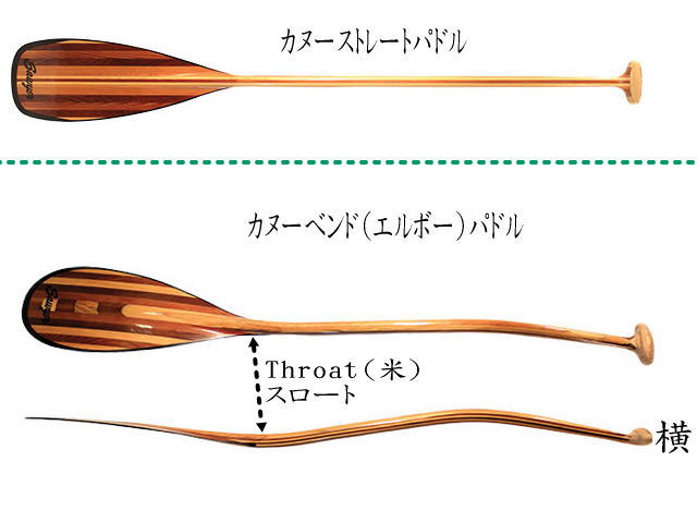 canoe paddle14 - カヌー　ベンドパドル