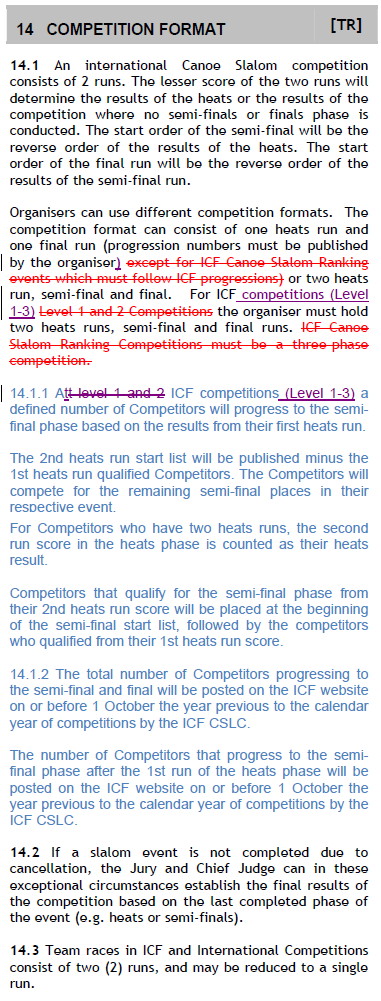 icfrule2015 slalom - A,B決勝方式とは？　