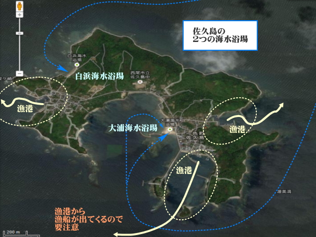 sakusima plan003 - シーカヤック　プレイエリア　佐久島