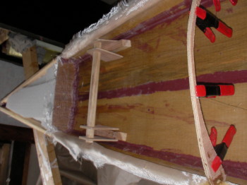 sany0046 - フットの作成とエッジカットとデッキ貼り